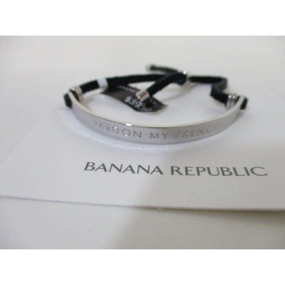 Banana republic idiom Pardon my French Bracelet NWT 39